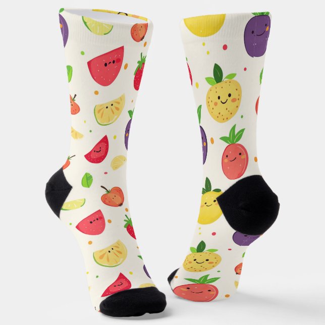 Beeren lächeln socken (Gewinkelt)