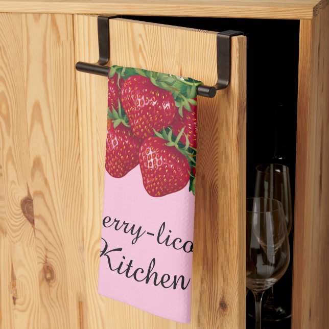 Beeren-lecker  geschirrtuch (Drittel gefaltet)