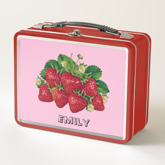 Beeren-lecker Metall Brotdose (Vorderseite)