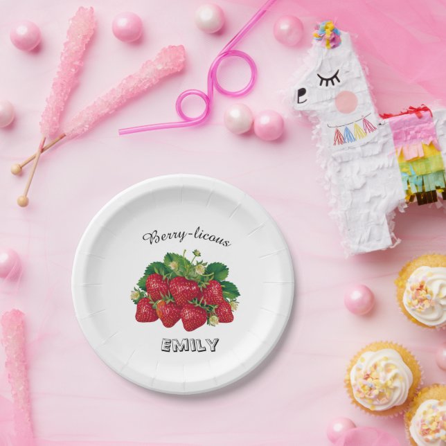 Beeren-lecker Pappteller (Party)