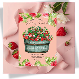 Beeren süße Babyparty Babyshower-Einladung Einladung
