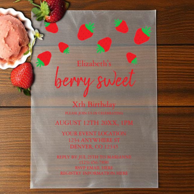 Beeren süße Geburtstag (Von Creator hochgeladen)