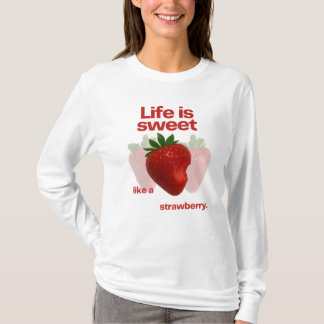 Beeren süßes Langarm-T-Shirt T-Shirt