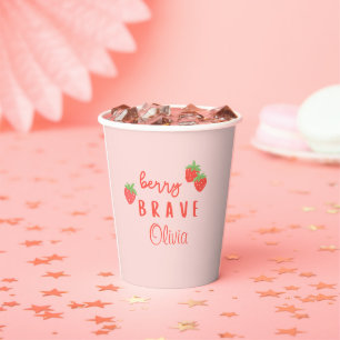 Beeren-tapfer-Kindheitskrebs-kranke-Kinder-benutze Pappbecher