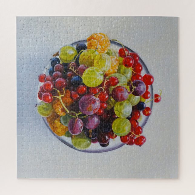 Beeren - Überrealistisches Fruchtleben Puzzle (Vertikal)