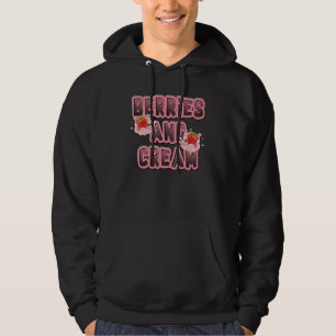 Beeren und Creme, Erdbeeren und Creme Berrys und Hoodie
