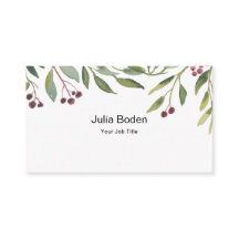 Beeren und Zweige Aquarell Elegant