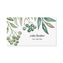 Beeren und Zweige Wasserfarbe Klassiker