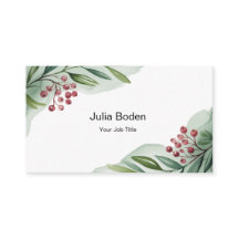 Beeren und Zweige Wasserfarbe Zweiton