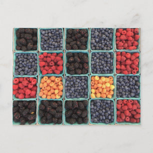 Beerenkarte Postkarte