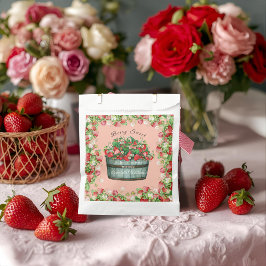 Beerenküche Babydusche Einladung Geschenktütchen