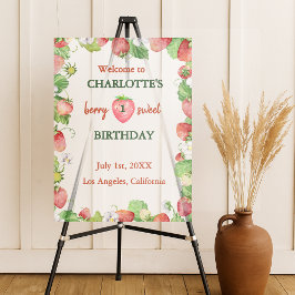 Beerenküche genderneutral Erster Geburtstag Begrüß Acrylschild