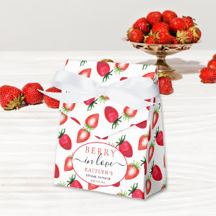 Beerenliebe Erdbeer Brautparty Geschenkschachtel