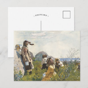 Beerensammler Winslow Homer Postkarte
