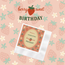 Beerensüße Begrüßung zum ersten Geburtstag