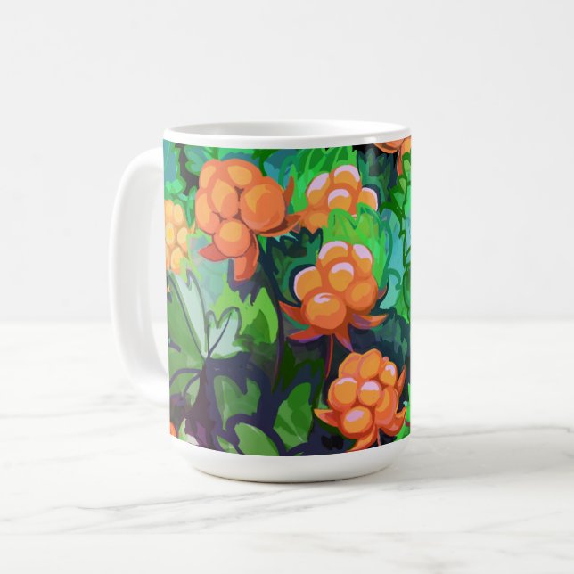 Beerenwolken Kaffeetasse (Vorderseite Links)