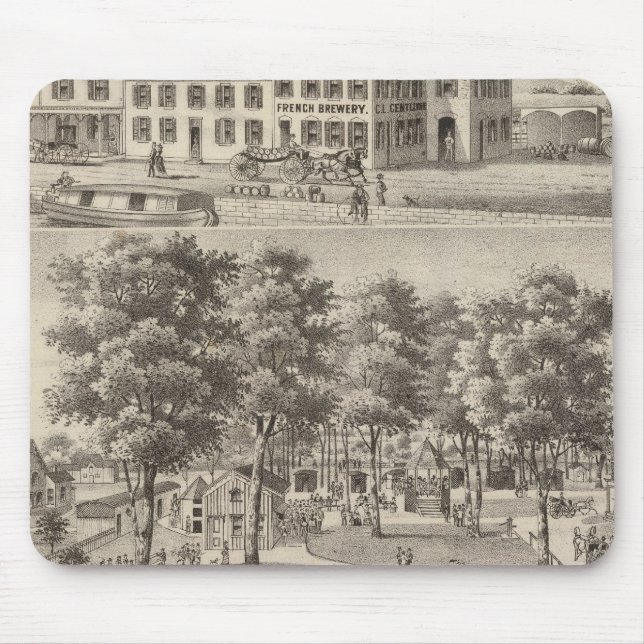 Beergarden und Brauerei CL Centlivre Mousepad (Vorne)