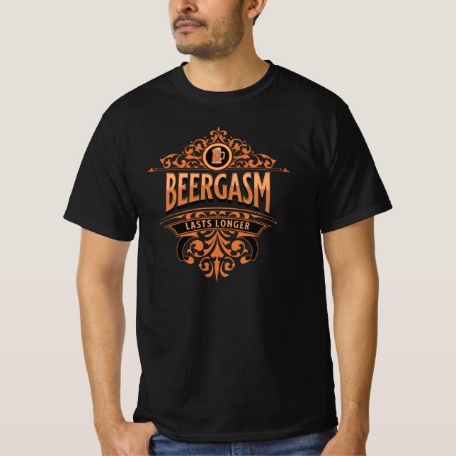 Beergasm Funny Cool Quote Bier T - Shirt (Vorderseite)