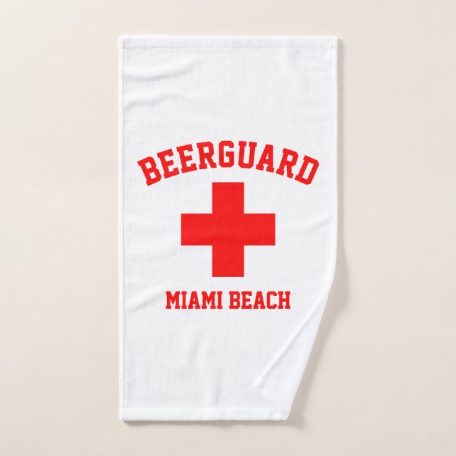 Beerguard Lifeguard personalize Handtuch (Handtuch)