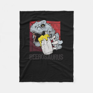 Beerosaurus Bierosaurier Bier Alkohol - Bier Fleecedecke