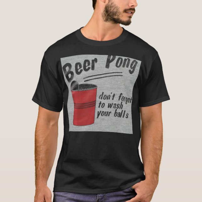 beerpong T-Shirt (Vorderseite)