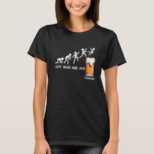 Beervolution Beer Evolution Freitag T-Shirt
