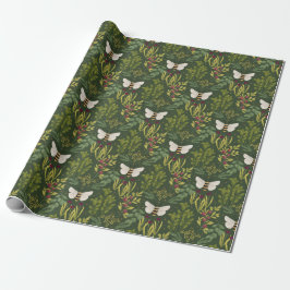 Bees and Foliage Wrapping Paper Geschenkpapier