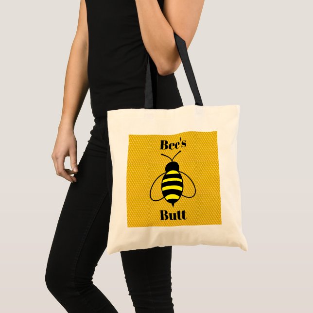 Bee's Hintern Tote Bag Tragetasche (Vorderseite (Produkt))