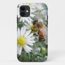 Bees Honey Bee Wildflowers Flowers Daisies Photo