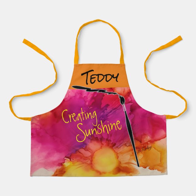 Bees Kids All-over Print Schürze (Vorderseite)