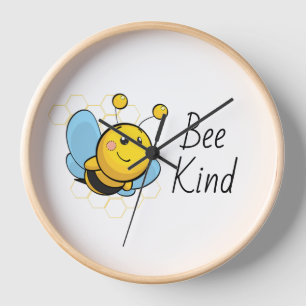 Bees Kind Niedlich Uhr