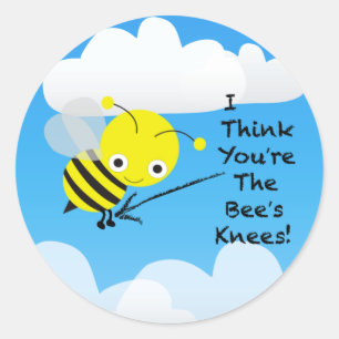 Bee's Knees Stickers / Umschlag Aufkleber