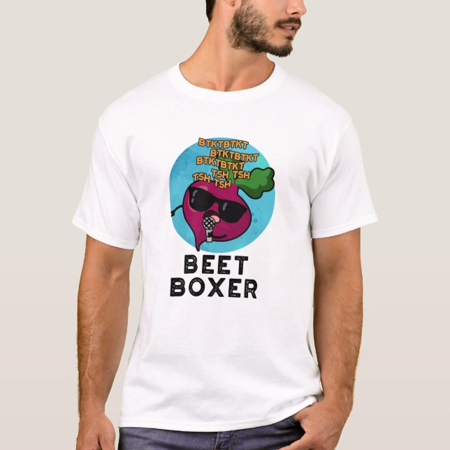 Beet Boxer Funny Beet Pub T-Shirt (Vorderseite)