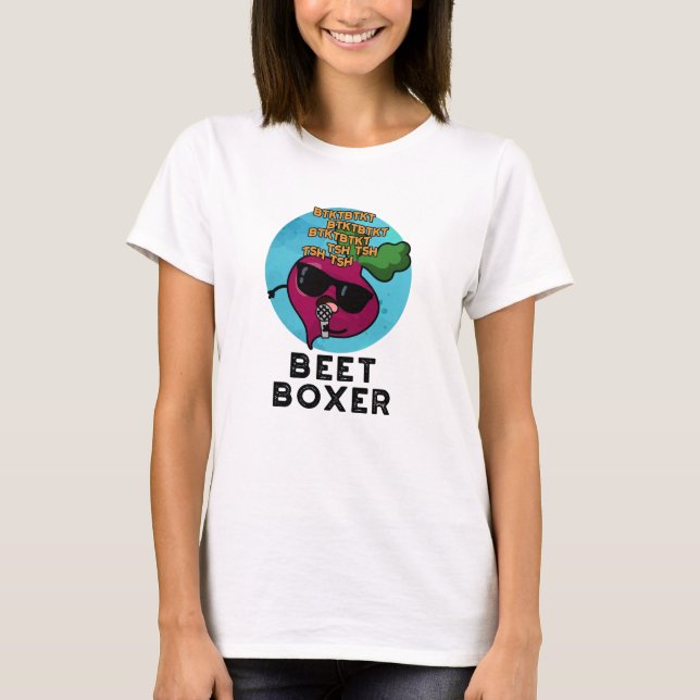 Beet Boxer Funny Beet Pub T-Shirt (Vorderseite)