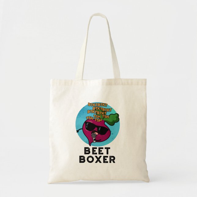 Beet Boxer Funny Beet Pub Tragetasche (Vorne)