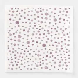 Beet Confetti Wasserfarbe Dots Papier Napkin Serviette