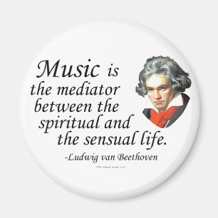 Beethoven auf Musik Magnet