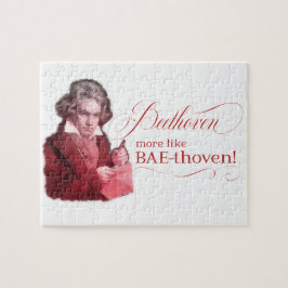 Beethoven BAEthoven Klassischer Komponistenpun Puzzle