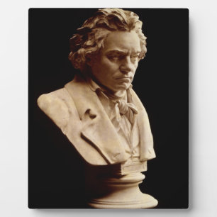 Beethoven-Büste Statue Fotoplatte