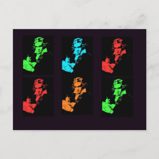 Beethoven Collage Postkarte