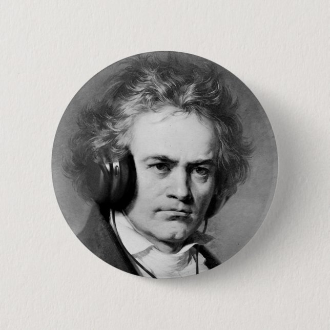 Beethoven-Felsen Button (Vorderseite)