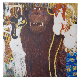 Beethoven Frieze (Detail), Gustav Klimt Fliese