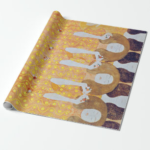 Beethoven Frieze (Detail), Gustav Klimt Geschenkpapier