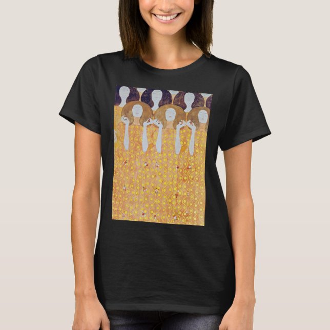 Beethoven Frieze (Detail), Gustav Klimt T-Shirt (Vorderseite)