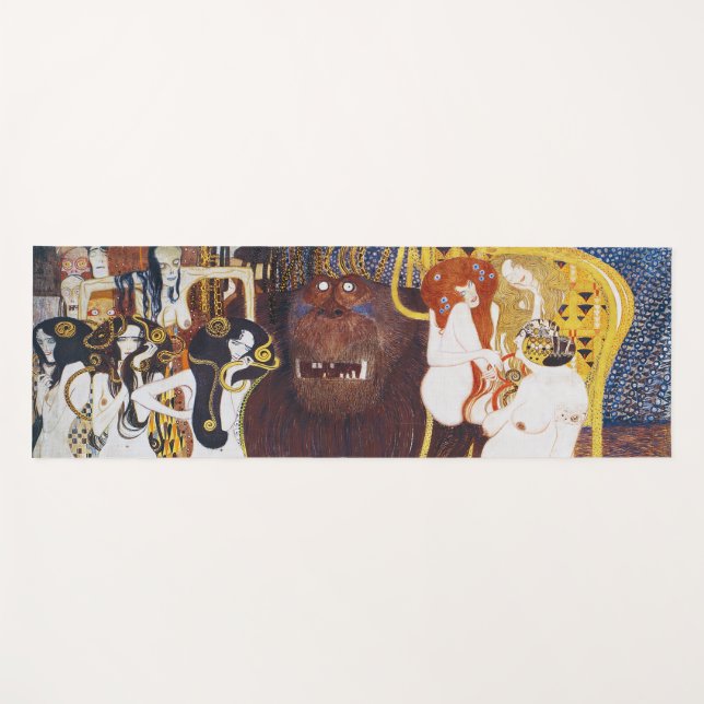 Beethoven Frieze (Detail), Gustav Klimt Yogamatte (Vorderseite (Horizontal))