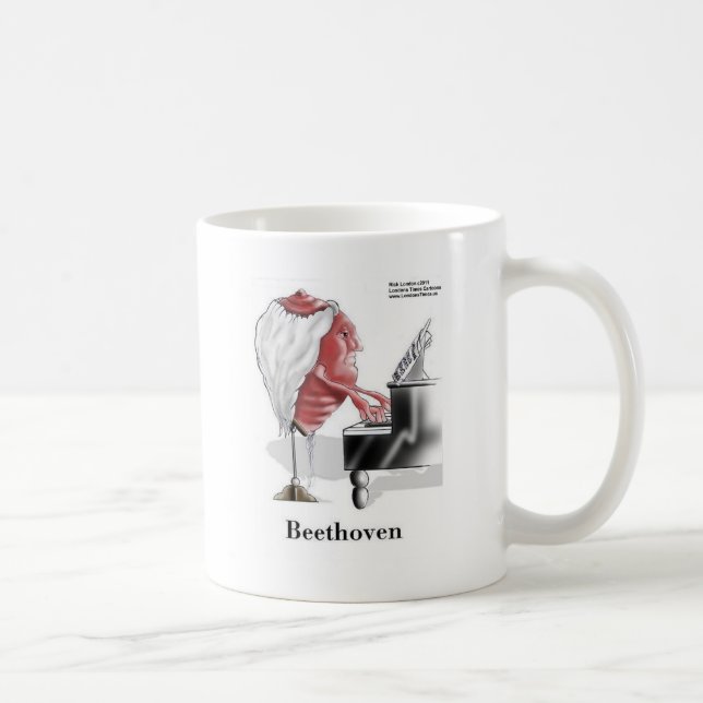 Beethoven Funny gibt T-Shirts Tasse Karten etc. (Rechts)