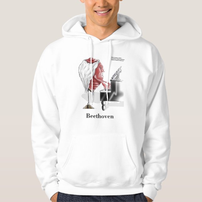 BEEThoven Funny Hoodie von Rick London (Vorderseite)