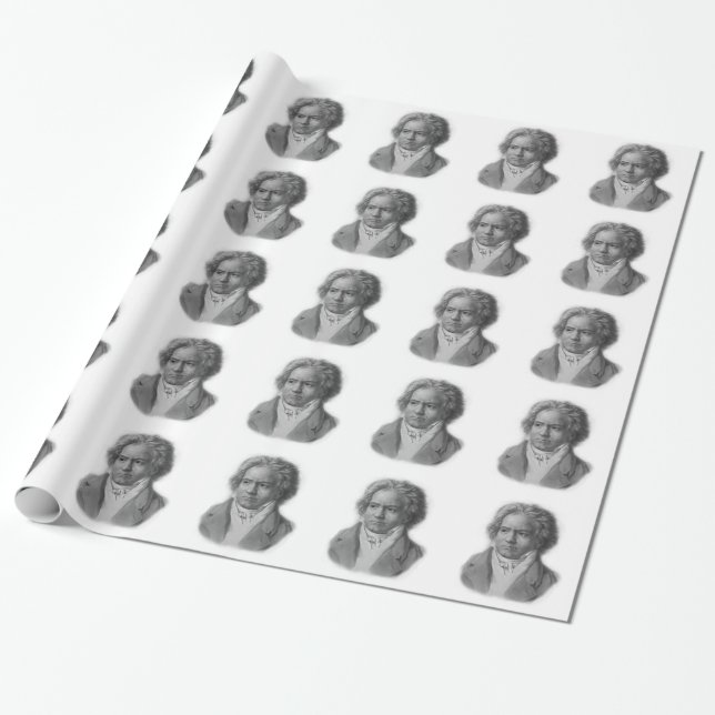 Beethoven Geschenkpapier (Ungerollt)