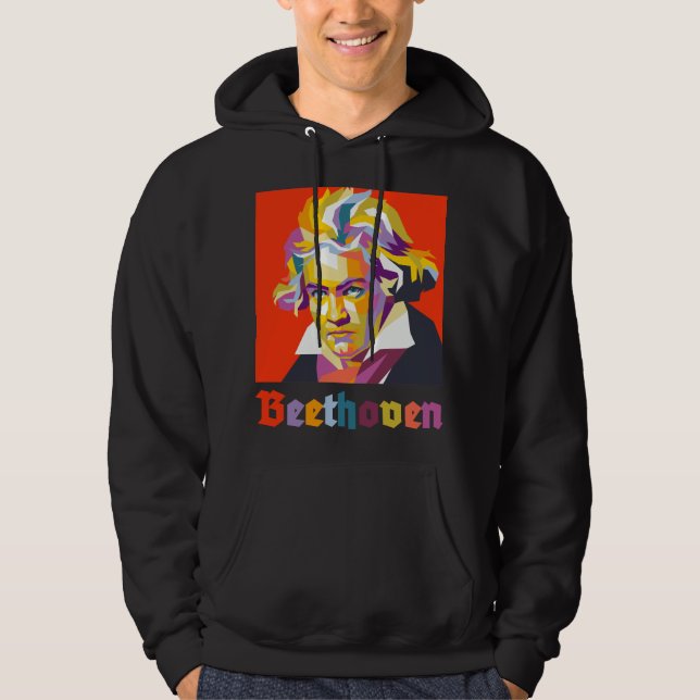 Beethoven Hoodie (Vorderseite)