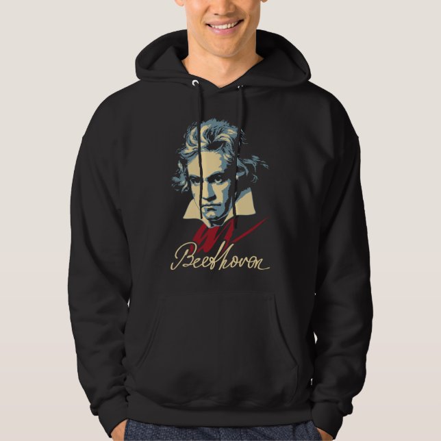 Beethoven Hoodie (Vorderseite)